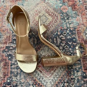 A New Day gold heels